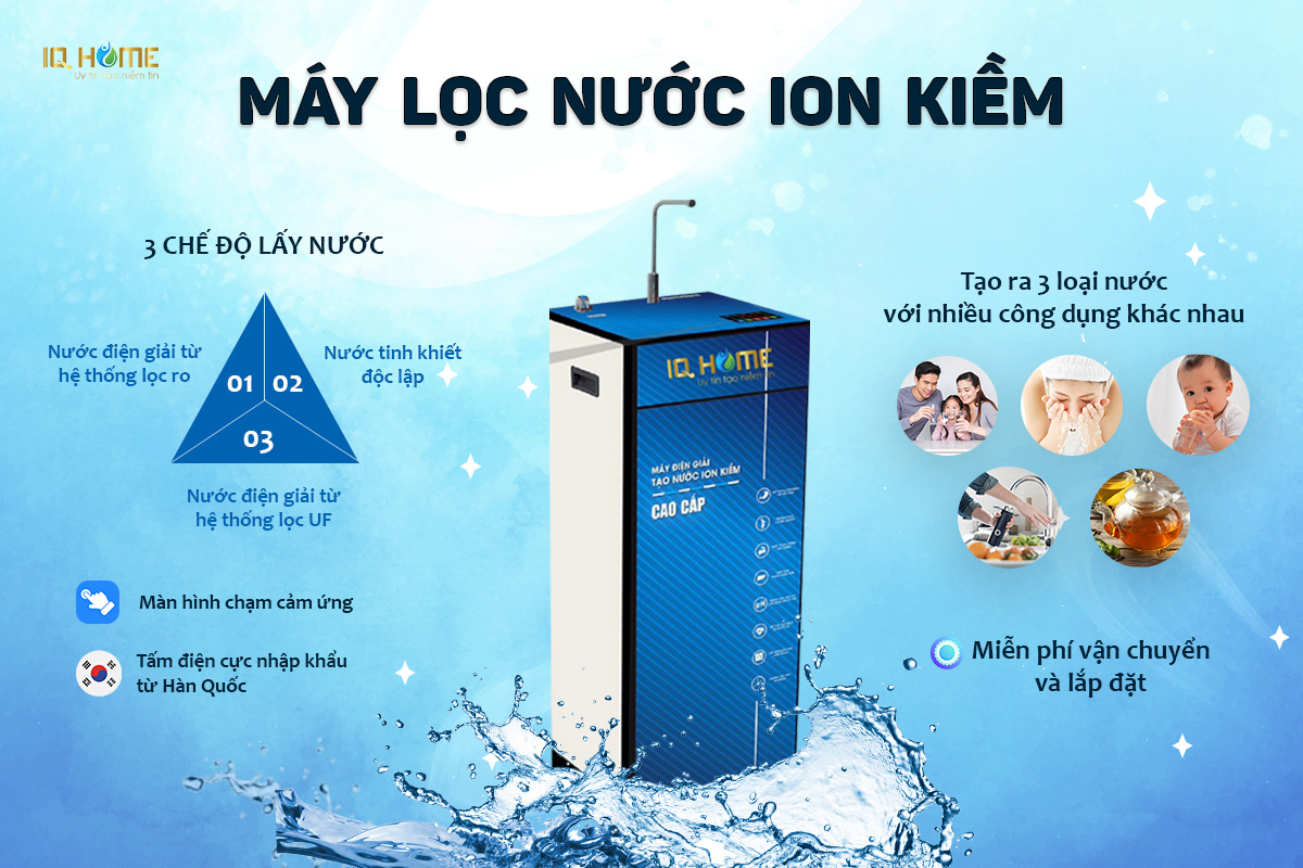 Sử dụng máy lọc nước xử lý nước nhiễm phèn